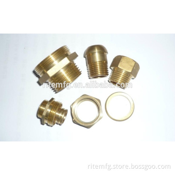 custom cnc machining turning brass parts
